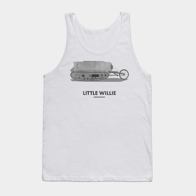 TANK Little Willie Tank Top by Art Designs